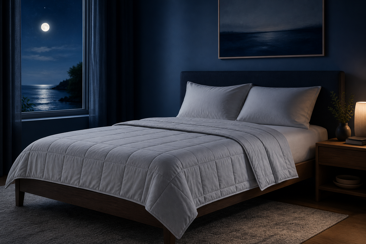 Shunjie.Home bamboo-viscose summer comforter, queen product-type illustration