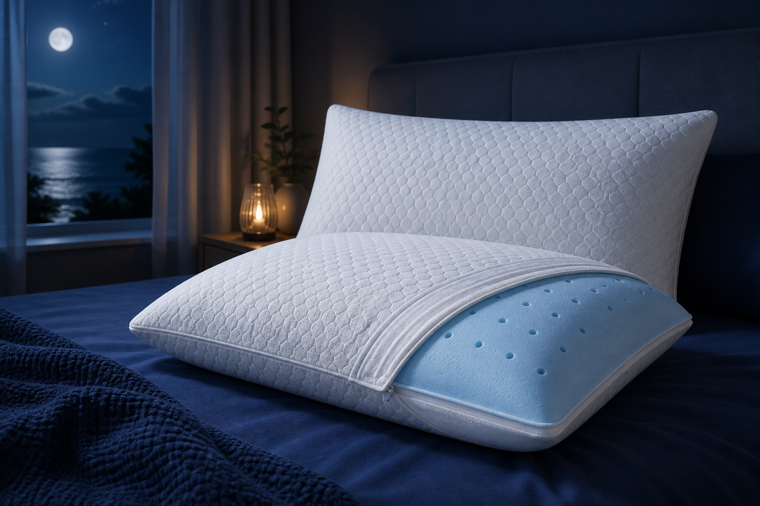 Weekender cooling gel memory foam queen pillows, set of 2 product-type illustration